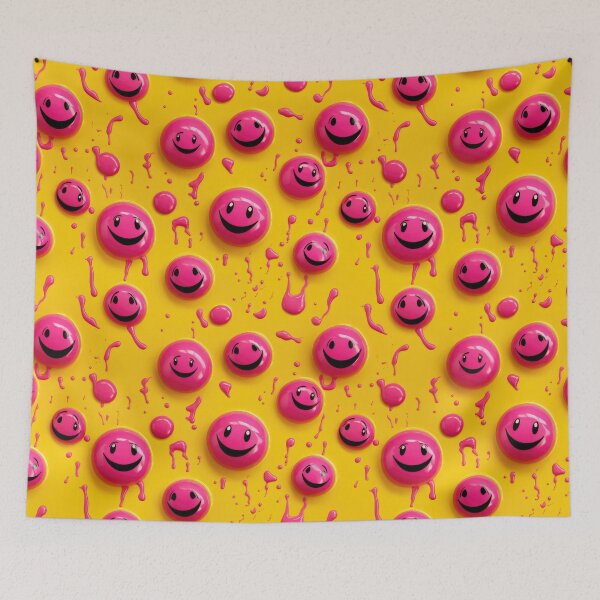 Item preview, Melting Smiley Face Pattern designed and sold by VISIONARTIST.