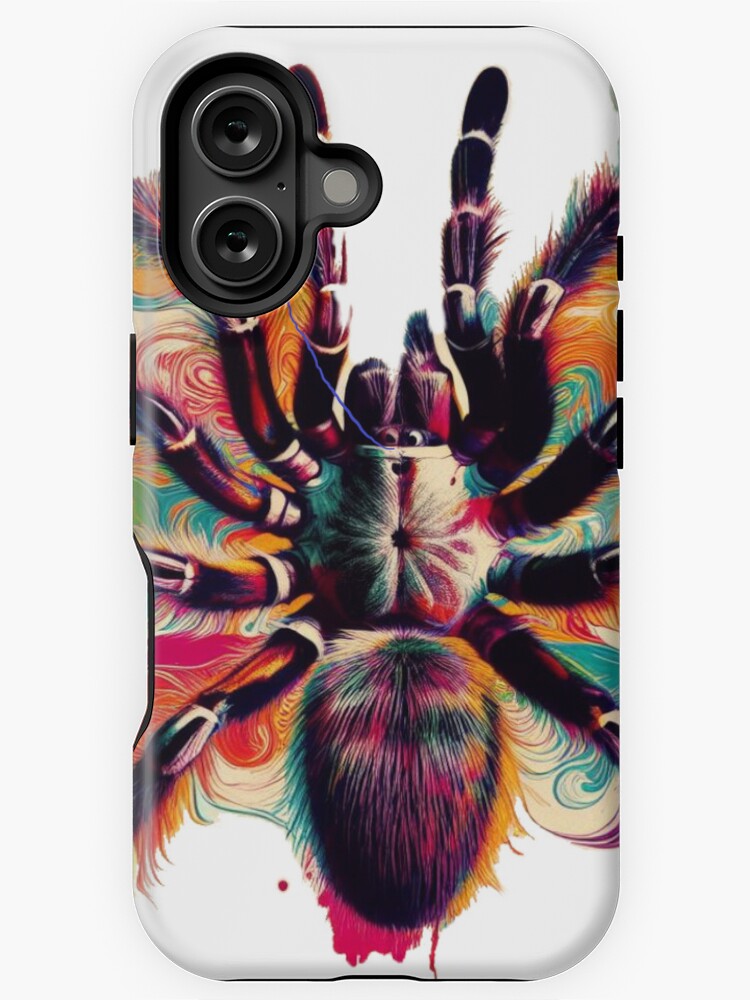 Thumbnail 1 of 4, iPhone Case, Watercolor Spider designed and sold by MiroArtAbstra.