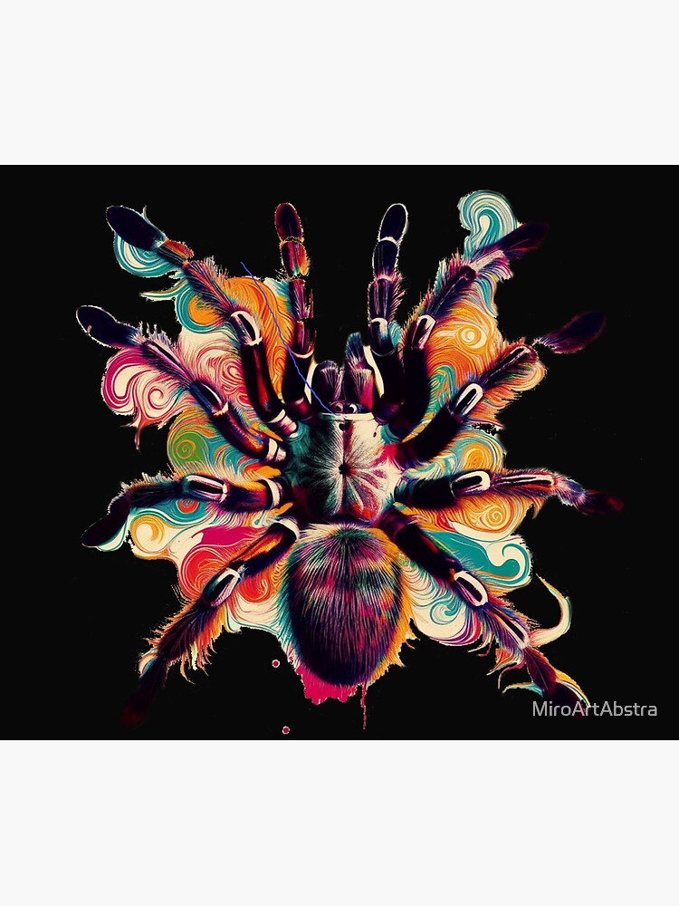 Thumbnail 5 of 5, Mouse Pad, Watercolor Spider designed and sold by MiroArtAbstra.