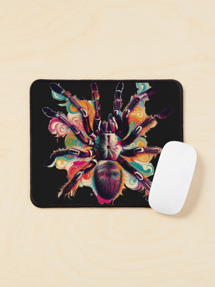 Thumbnail 1 of 5, Mouse Pad, Watercolor Spider designed and sold by MiroArtAbstra.
