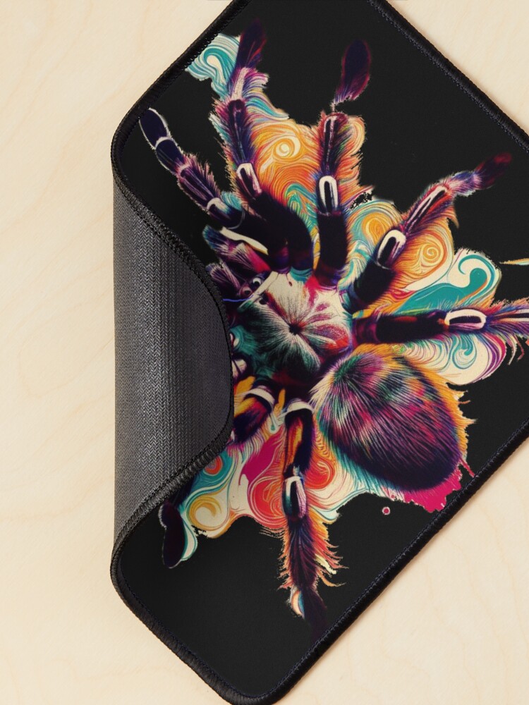 Thumbnail 2 of 5, Mouse Pad, Watercolor Spider designed and sold by MiroArtAbstra.
