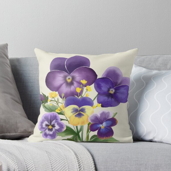 Item preview, Viola Pansy Violet Blooms designed and sold by rachelslilac.
