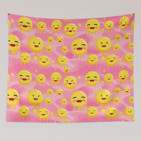 Item preview, Melting Smiley Face Pattern designed and sold by VISIONARTIST.