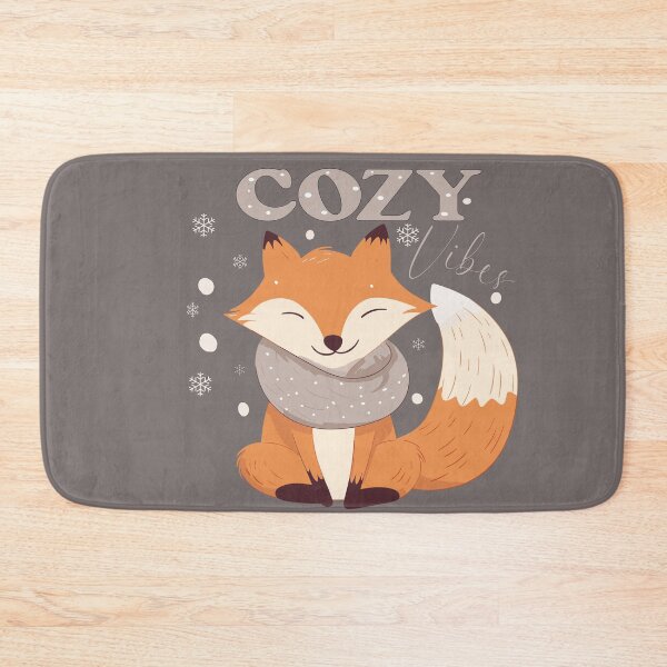 Item preview, Cozy Vibes Winter Fox, Snowy Fox, Christmas Snow designed and sold by GirlGlowGraphic.