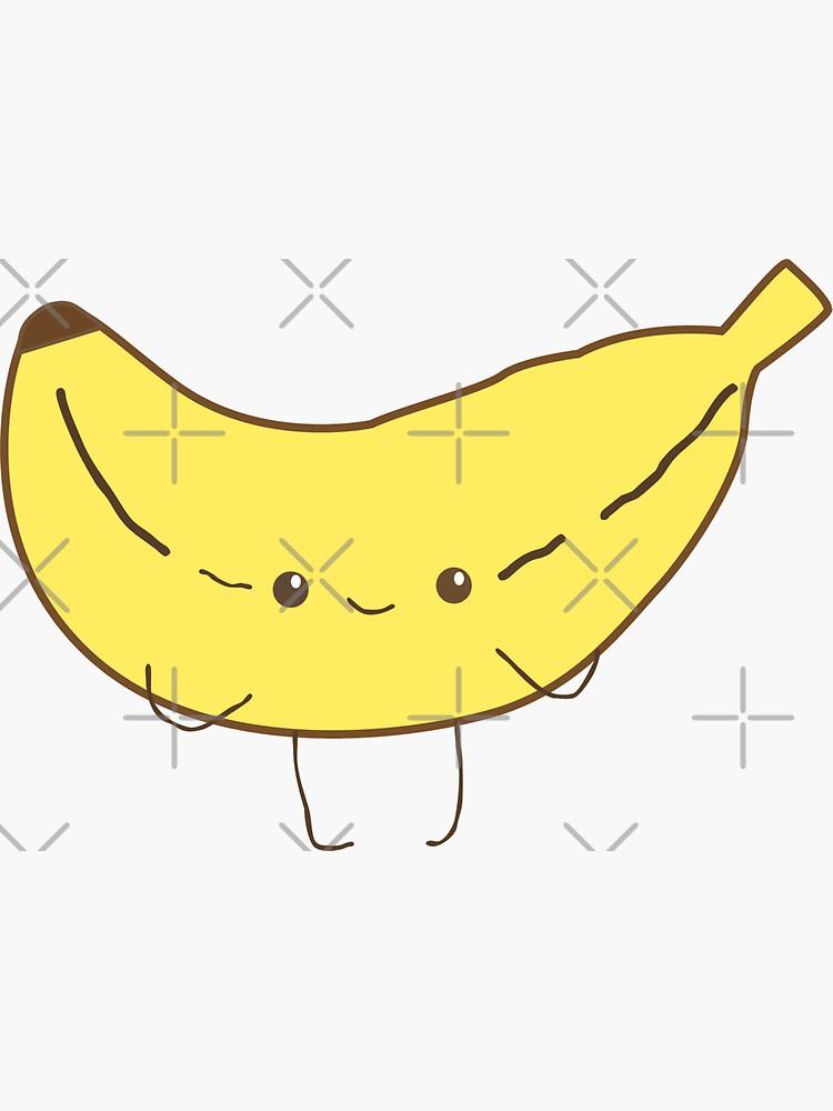 Banana Sticker For Sale By Brytieboo Redbubble