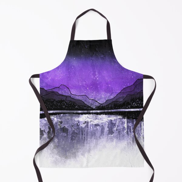 Item preview, Midnight Mountains 2 - Violet Purple Winter Landscape designed and sold by EbiEmporium.