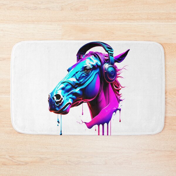 Item preview, Neon Dream Horse Headphones designed and sold by calibras.