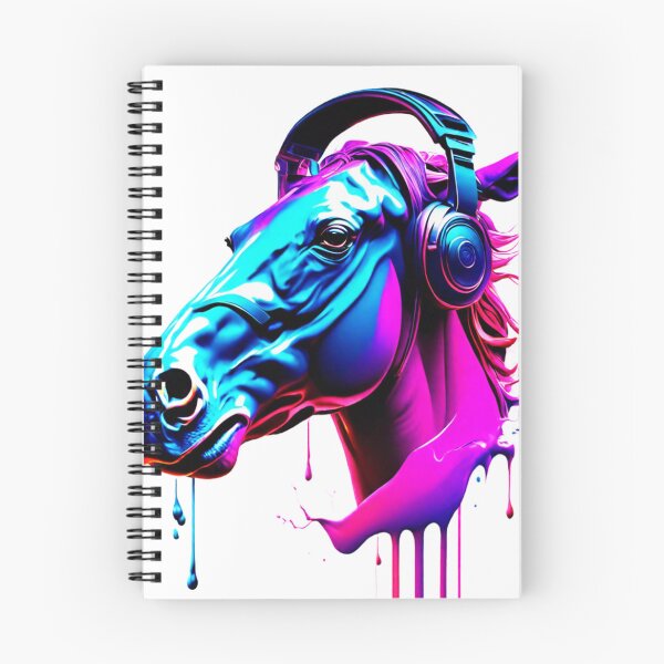 Item preview, Neon Dream Horse Headphones designed and sold by calibras.