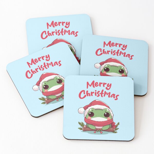 Item preview, Merry Christmas Cute Frog designed and sold by KAI-Studio.