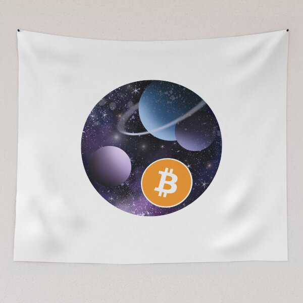 Item preview, Crypto T-shirt. Cryptocurrency, Bitcoin To The Moon T-shirt. designed and sold by flexify.