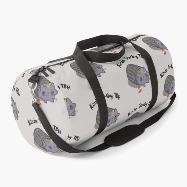 Item preview, Fat raccoon in a garbage can-text1 designed and sold by FlowMinnow.