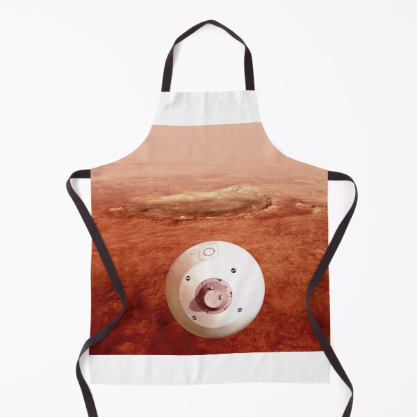 Item preview, STK204826S-The aeroshell containing the Perseverance rover descending towards surface of Mars. designed and sold by StocktrekImages.
