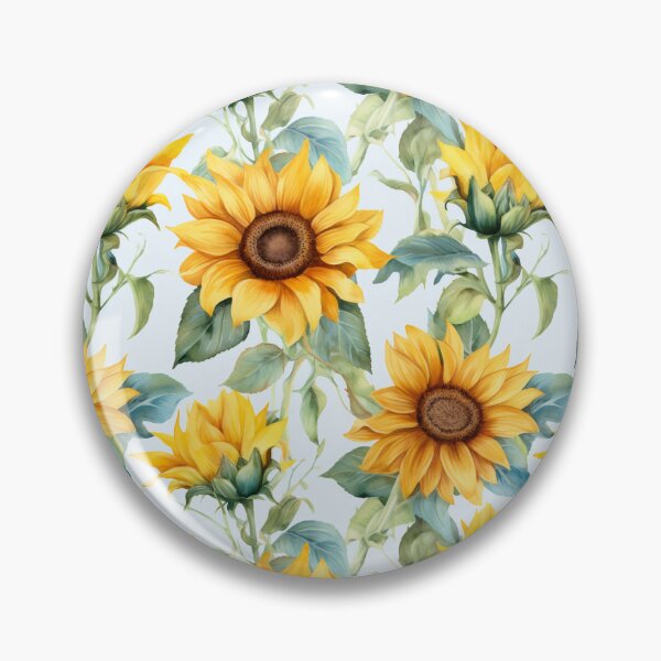Item preview, Beautifu Sunflower Seamless Pattern (Watercolor) V.1 designed and sold by CreatureHouse95.
