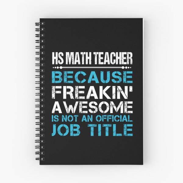 Item preview, Hs Math Teacher - Freaking Awesome designed and sold by analisanta.
