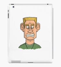 Angry Soldier Cartoon iPad Case/Skin
