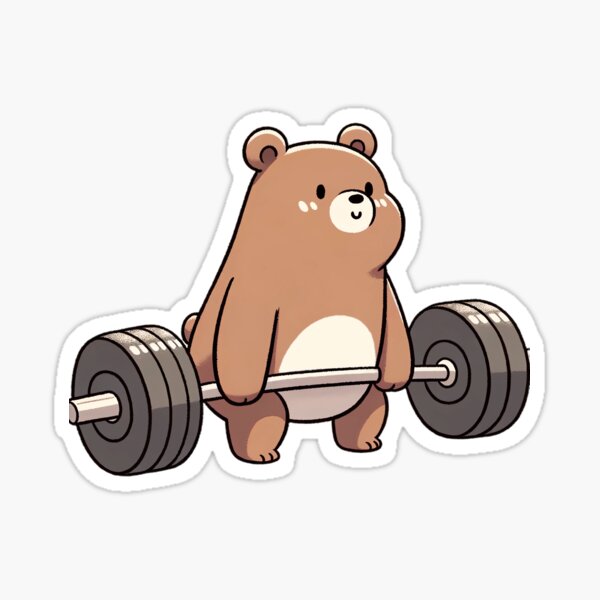 Funny Weightlifting, Weightlifting Gift, Weightlifter, Weightlifter Gift,  Weightlifting Fan, Weightlifting Addict, Stuffed Bear 