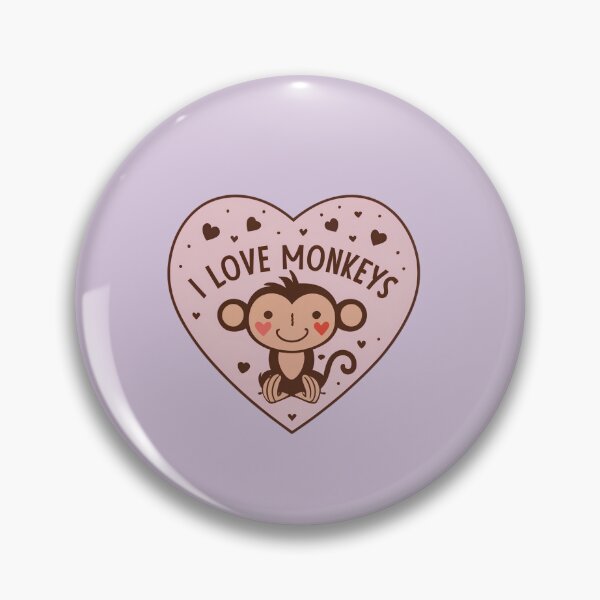 Item preview, I Love Monkeys designed and sold by Itsheartshop.