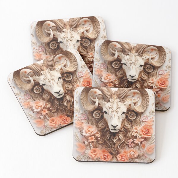 Item preview, Capricorn Goat 3D Embroidered Phone Case – Zodiac Ambition Design designed and sold by Moisky Art.