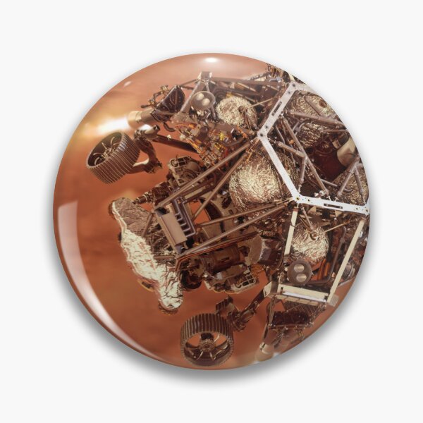 Item preview, STK204827S-The Perseverance rover firing up its descent stage engines as it nears the Martian surface. designed and sold by StocktrekImages.