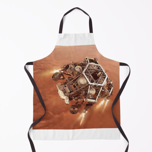 Item preview, STK204827S-The Perseverance rover firing up its descent stage engines as it nears the Martian surface. designed and sold by StocktrekImages.