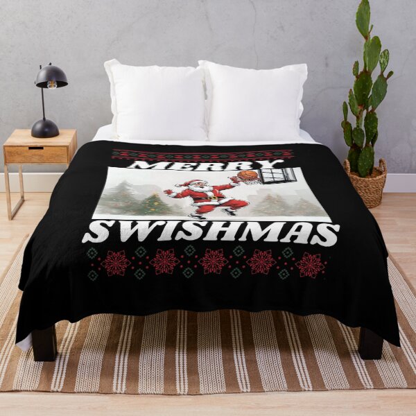 Artikelvorschau, Merry Swishmas Basketball Christmas  entworfen und verkauft von Inspo-Tees.
