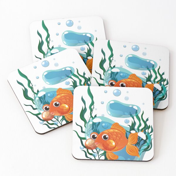 Item preview, cute Goldfish cartoon designed and sold by Dhirendra Rajpurohit.
