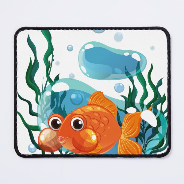Item preview, cute Goldfish cartoon designed and sold by Dhirendra Rajpurohit.