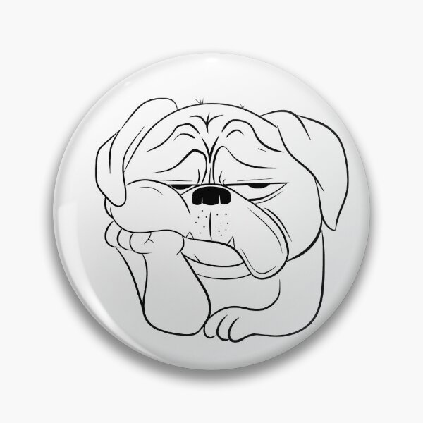 Item preview, Bored pug designed and sold by KrustyKrafty.