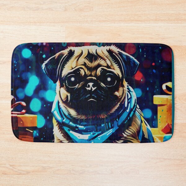 Item preview, Pug HAPPY HOLIDAYS 64 CYBER MONDAY PUGGY HOLIDAYS designed and sold by RedBluffTraders.