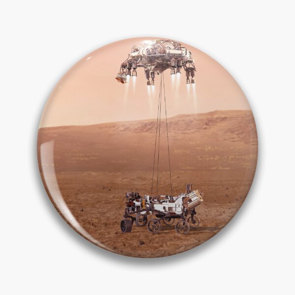 Item preview, STK204828S-The Perseverance rover landing safely on Mars.  designed and sold by StocktrekImages.