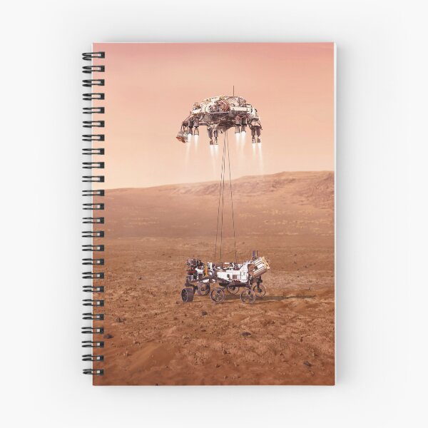 Item preview, STK204828S-The Perseverance rover landing safely on Mars.  designed and sold by StocktrekImages.