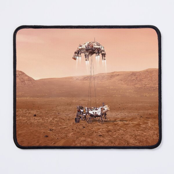 Item preview, STK204828S-The Perseverance rover landing safely on Mars.  designed and sold by StocktrekImages.