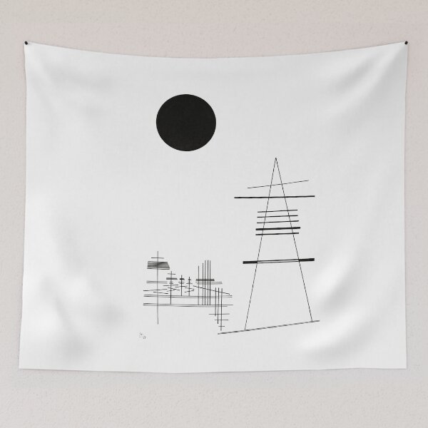 Item preview, HD. Drawing for Point and Line to Plane (1925), by Wassily Kandinsky designed and sold by MINDTHECHERRY.