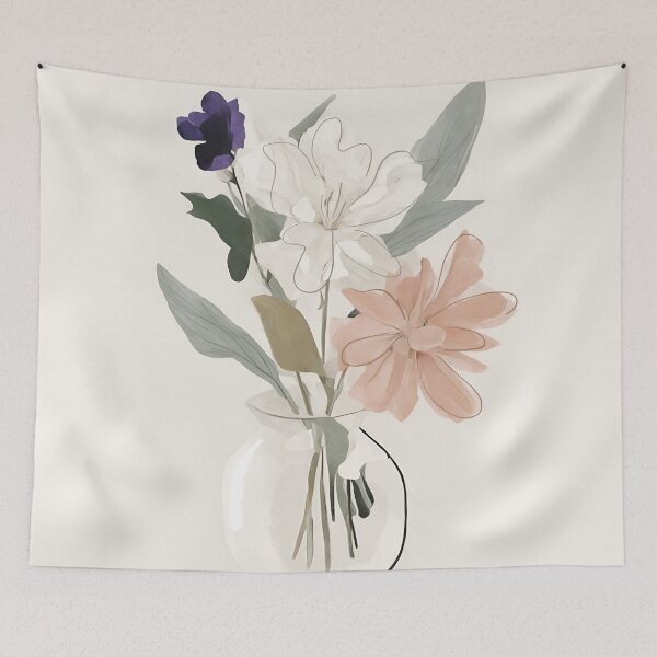 Item preview, wild floral paitning designed and sold by MartaOlgaKlara.