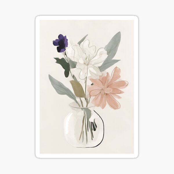 Item preview, wild floral paitning designed and sold by MartaOlgaKlara.