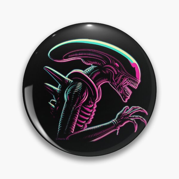Item preview, Retro Neon Xenomorph  designed and sold by GhostMachine13.