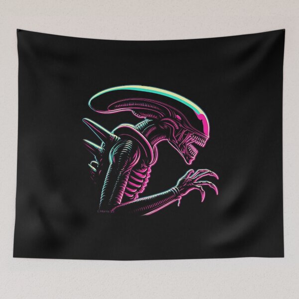 Item preview, Retro Neon Xenomorph  designed and sold by GhostMachine13.
