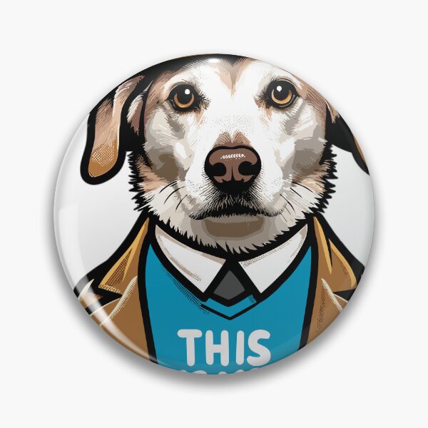 Item preview, "This is my human costume" - dog in human clothing designed and sold by LongIslandDesgn.