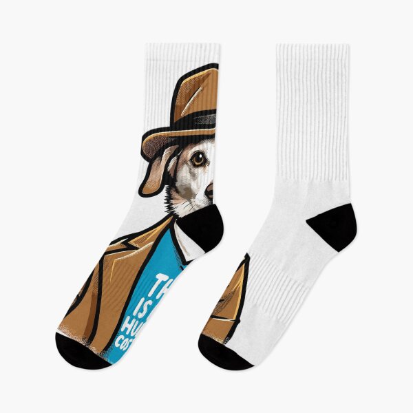 Item preview, "This is my human costume" - dog in human clothing designed and sold by LongIslandDesgn.