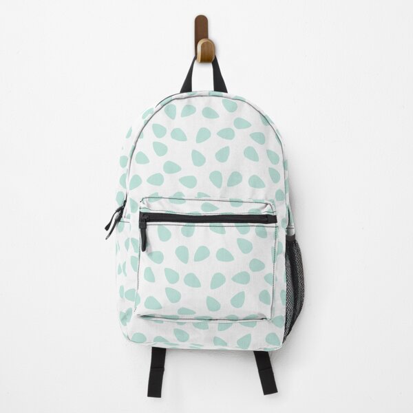 Item preview, Pale Mint Green White Leaves Petals Refreshing Tranquil Minimalist Scandinavian Natural Clean Pattern designed and sold by PenguinForests.