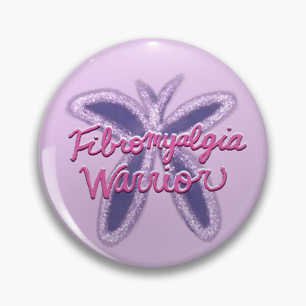 Item preview, Fibromyalgia  Warrior - Glittery Butterfly designed and sold by JillPillDesign.