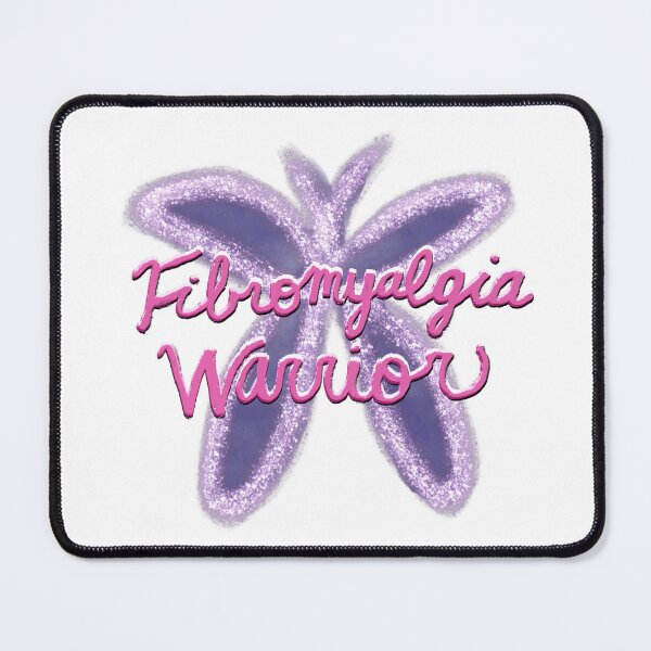 Item preview, Fibromyalgia  Warrior - Glittery Butterfly designed and sold by JillPillDesign.