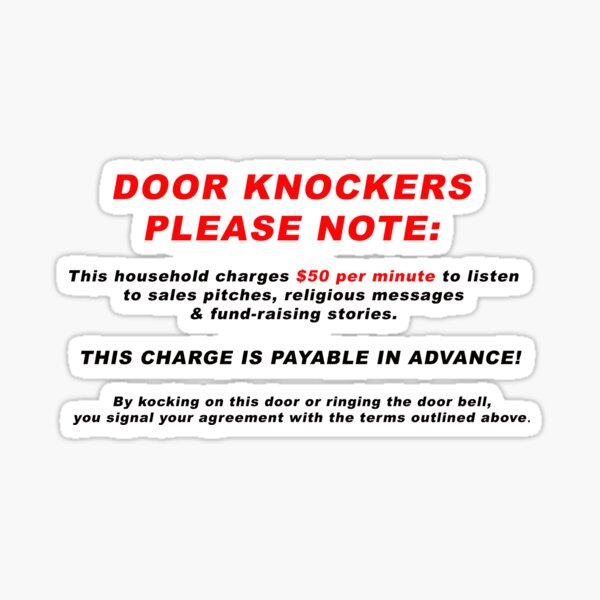 Item preview, Door Knocker Alert designed and sold by BWBConcepts.