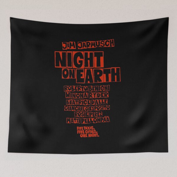 Item preview, Night on Earth Tribute - Cinematic Masterpiece Apparel with Jarmusch's Legendary Cast designed and sold by Boogosh.