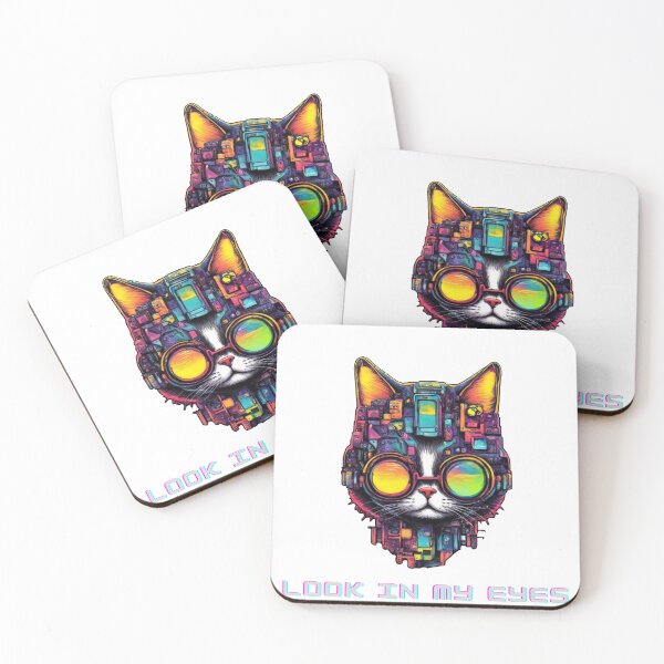 Item preview, Cyber Cat 3.0. Look in my eyes designed and sold by Tom Freeman.