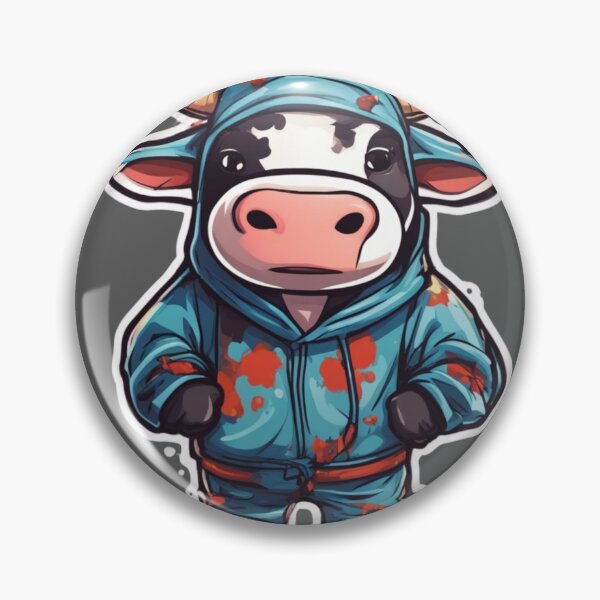 Item preview, cool hoodie cow, sticker designed and sold by Woodoartdesign.
