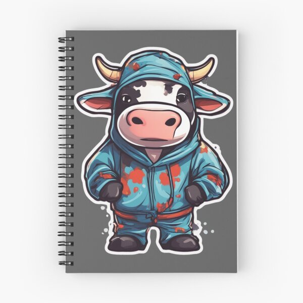 Item preview, cool hoodie cow, sticker designed and sold by Woodoartdesign.