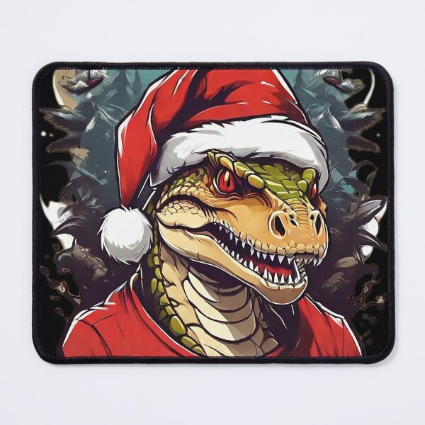 Item preview, Retro Dinosaur Christmas designed and sold by KeshaEls.