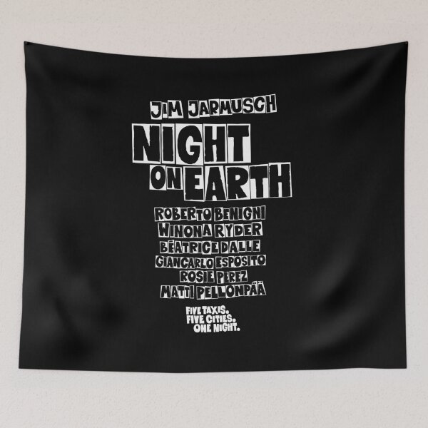Item preview, Night on Earth Tribute - Cinematic Masterpiece Apparel with Jarmusch's Legendary Cast designed and sold by Boogosh.