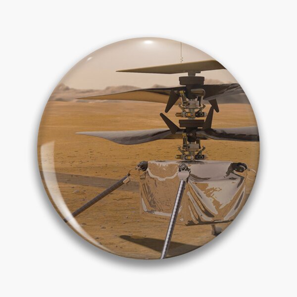 Item preview, STK204832S-The Ingenuity Mars helicopter on the Red Planet's surface. designed and sold by StocktrekImages.